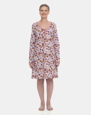  Camisola Sonhart Clássica Manga Longa Floral