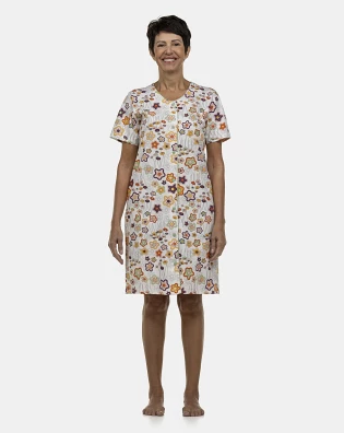Camisola Feminina Adulto Manga Curta Aberta