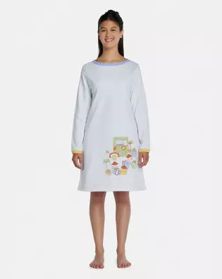 Camisola Feminino Adulto Manga Longa Moletinho