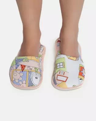 Pantufa Feminina Adulto Fechada 