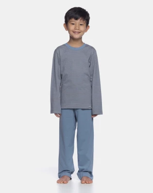 Pijama manga longa e calça       