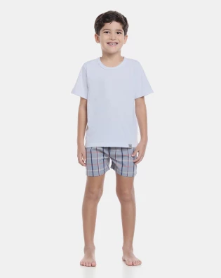 Pijama manga curta e short            