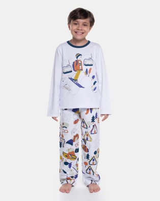 Pijama Manga Longa e Calça