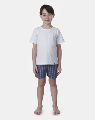 Pijama manga curta e short       
