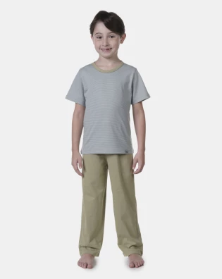 Pijama manga curta e calça       