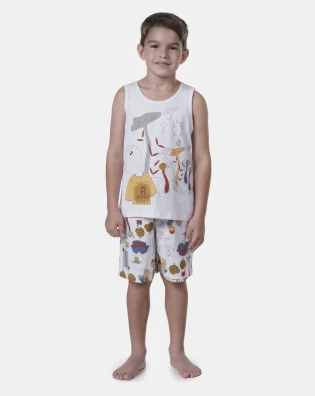 Pijama Regata e Bermuda 