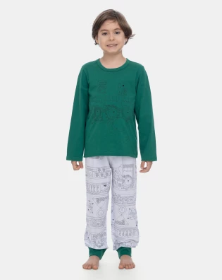 Pijama Manga Longa e Calça