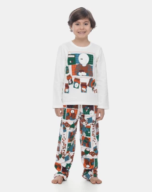 Pijama Manga Longa e Calça