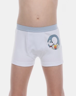 Cueca Boxer Infantil Cós Largo Bill e Ted