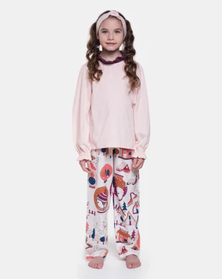  Homewear Pijama Manga Longa e Calça