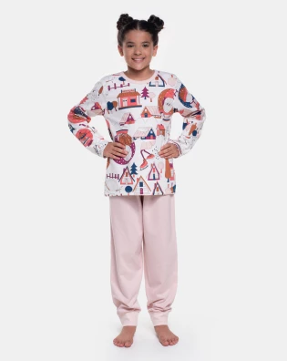 Pijama Manga Longa e Calça