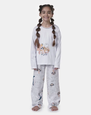 Pijama manga longa e calça