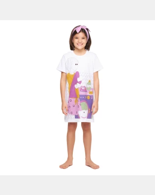 Camisão manga curta       