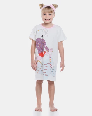 Camisão manga curta                 