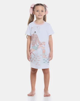 Camisão manga curta           