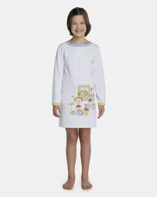 Camisola Feminina Kids Manga Longa Peluciado