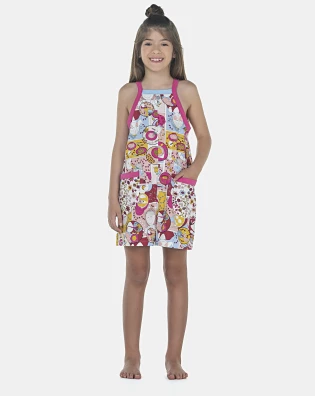 Macacão Feminino Kids Alça