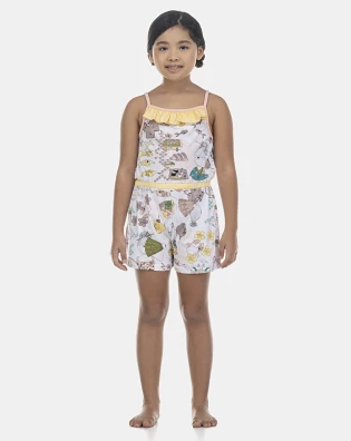 Macacão Feminino Kids Alça