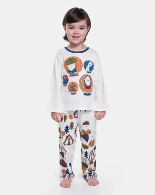 Pijama Manga Longa e Calça 