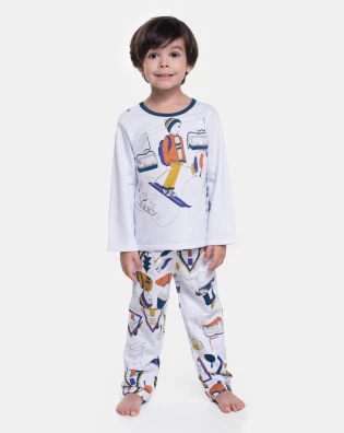 Pijama Manga Longa e Calça