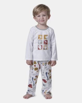 Pijama manga longa e calça