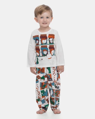 Pijama Manga Longa e Calça
