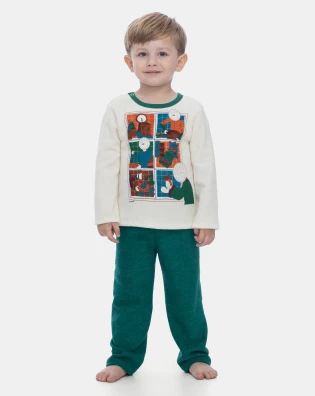 Pijama Manga Longa e Calça