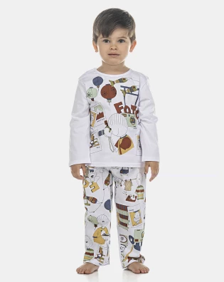 Pijama Masculino Baby Manga Longa e Calça