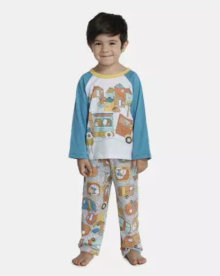 Pijama Masculino Baby Manga Longa e Calça