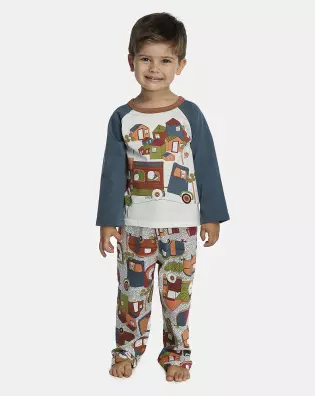 Pijama Masculino Baby Manga Longa e Calça