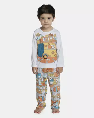 Pijama Masculino Baby Manga Longa e Calça