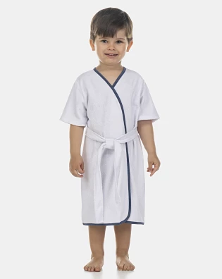 Roupão Masculino Baby Manga Curta Atoalhado