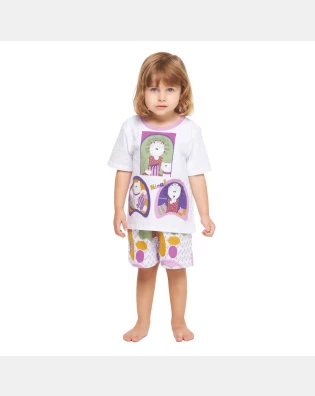 Pijama manga curta e short
