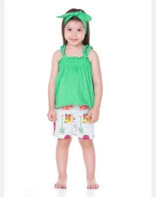 PIJAMA ALÇA E SHORT