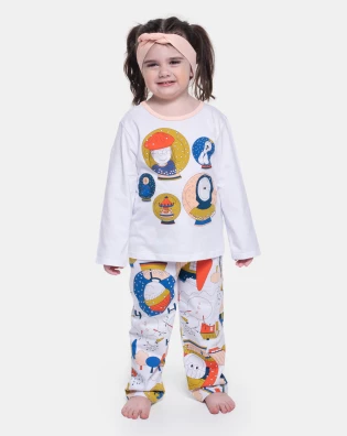 Pijama Manga Longa e Calça