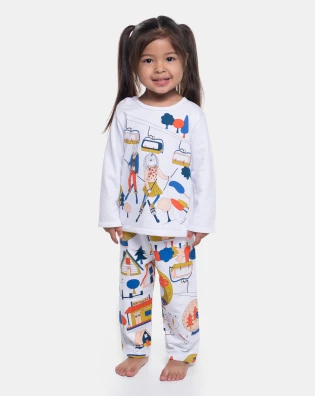 Pijama Manga Longa e Calça