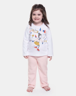 Pijama Manga Longa e Calça