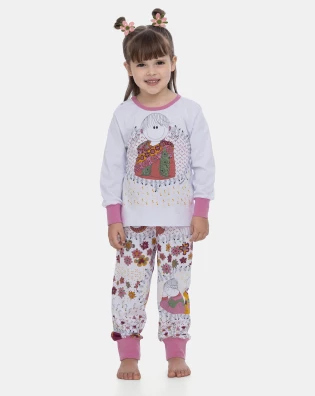 Pijama Manga Longa e Calça