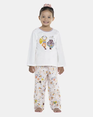 Pijama Feminino Baby Manga Longa e Calça