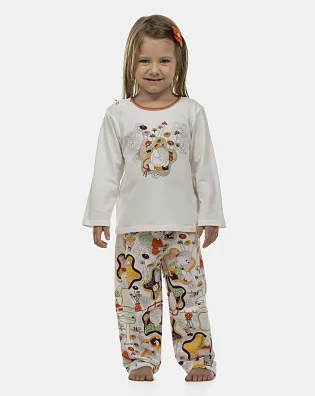 Pijama Feminino Baby Manga Longa e Calça