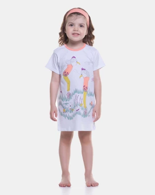 Camisão manga curta              