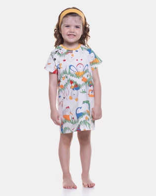 Camisão manga curta