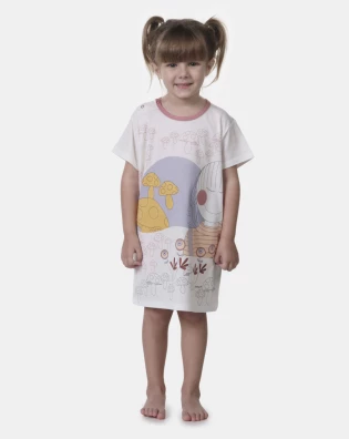 Camisão manga curta            