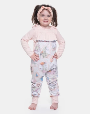 Homewear Macacão Manga Longa