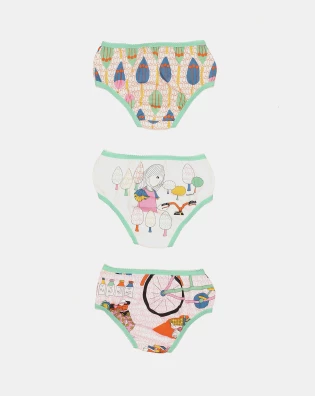Sonhart Kit Calcinha 3 Peças Estampada