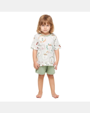 Conjunto Unissex Baby Manga Curta e Short