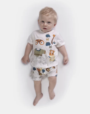 Pijama manga curta e short