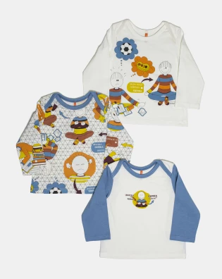 Kit Pagão Masculino Bebe Manga Longa