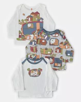 Kit Pagão Masculino Bebe Manga Longa