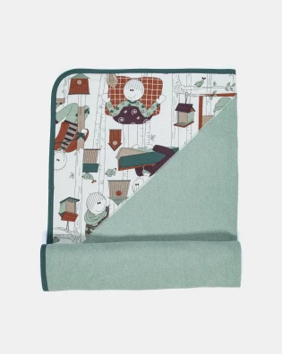Manta Masculina Bebe Estampada Plush
